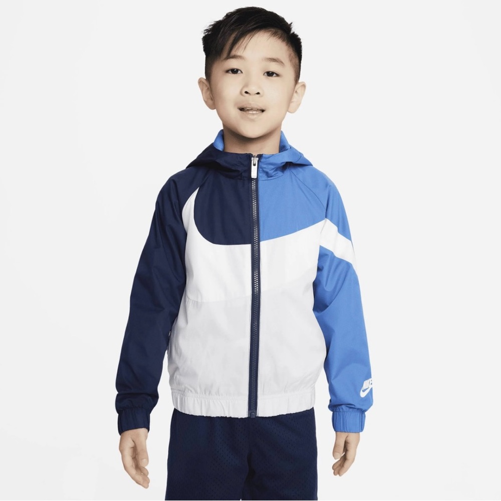 Nike Sportswear Windrunner Kids Todders Boys Hooded Jacket Size 2T